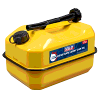 Sealey JC10RY Explosive-Safe Jerry Can 10L - ...