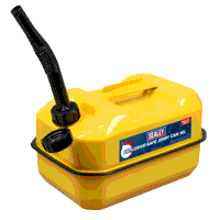 Sealey JC10RY Explosive-Safe Jerry Can 10L - Yellow