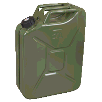Sealey JC20SCG Screw Cap Metal Jerry Can 20L - Green