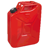 Sealey JC20SCR Screw Cap Metal Jerry Can 20L - Red
