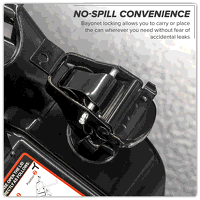 Sealey JCY20B Jerry Can 20L - Black