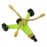 Sealey JS2032 3-Arm Brass Sprinkler with Meta...