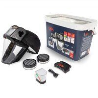 JSP Powercap Active 8hr Black Respirator CAE-...