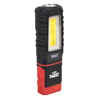 Sealey LED601 LED Twist Rechargeable Inspection Light 5W COB  1W SMD