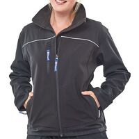 Ladies Soft Shell Jacket Black S