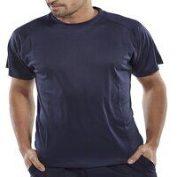 Lightweight Tee Shirt Navy Blue L