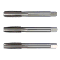 M14 x 1.25 MF Set HSS ISO529 Metric Fine Bright Straight Flute Tap