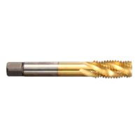 M16 x 2.0 HSS ISO529 Metric Coarse TiN Spiral Flute Tap