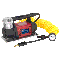 Sealey MAC06 Tyre Inflator/Mini Air Compressor 12V Heavy-Duty