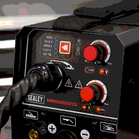 Sealey MINIMIG120i MIG/TIG  MMA (ARC/STICK) Inverter Welder 120A 230V