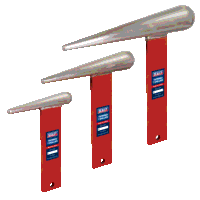 Sealey MW14 Tapered T-Dollies for Sheet Metal...