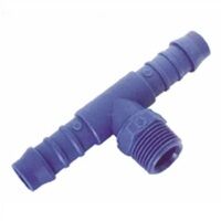 3/8inch Hose ID x 1/4inch BSPT Tefen Male Bra...