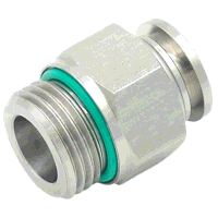 6mm x 1/8inch BSPP Male Connector Stainless S...