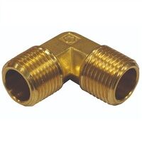 1/8inch BSPT Brass Male Equal Elbow