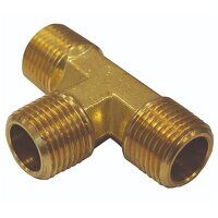 1/8inch BSPT Male Equal Tee Brass Adaptor
