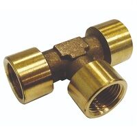 1/8inch NPT Brass Female Equal Tee