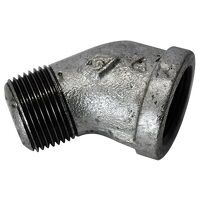 2inch BSPT Male x Female Elbow 45 Deg Banded ...