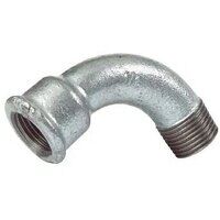3inch BSP Male Female Long Bend 90 Beaded DI...