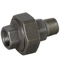 3inch BSPT Male Female Union Banded BS143 Bla...