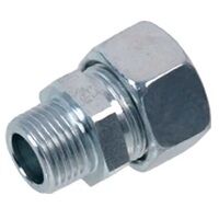 10mm x 1/4inch NPT Male Stud Coupling Steel H...