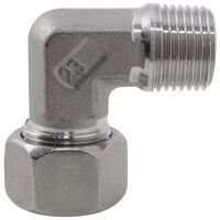 18mm OD x 1/2inch BSPT Male Stud Elbow BSPT S...