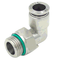 4mm x 1/8inch BSPP Male Swivel Elbow Stainles...