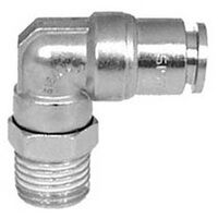 8mm x 1/4inch BSPT Male Swivel Elbow Nickel P...