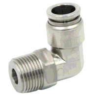 12mm x 3/8inch BSPT Male Swivel Elbow  Stainl...