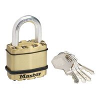 Master Lock Excell Brass Finish 45mm Padlock ...