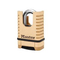 Master Lock Excell Closed Shackle Brass Combi...