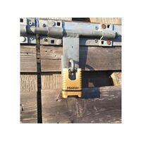 Master Lock Excell Closed Shackle Brass Combination 58mm Padlock