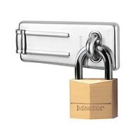 Master Lock Hasp 89mm  Solid Brass Padlock 40...