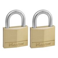 Master Lock Solid Brass 40mm Padlock 4-Pin - ...