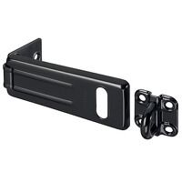 Master Lock Wrought Steel Hasp Matt Black 115mm