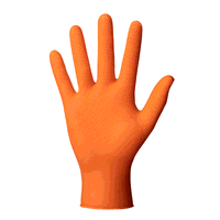 Mercator Orange Medium Ideall Grip Disposable...