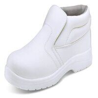 Micro-Fibre Boot S2 White Size 4