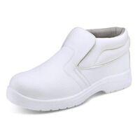 Micro-Fibre Boot S2 White Size 5