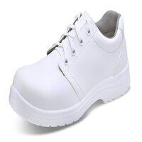 Micro-Fibre Tie Shoe S2 White Size 10