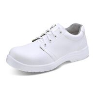 Micro-Fibre Tie Shoes S2 White Size 13