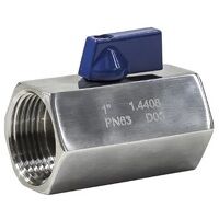 1inch BSPP Mini Ball Valve Female/Female Stai...