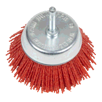 Sealey NFB75 75mm Nylon Filament Cup Bru...