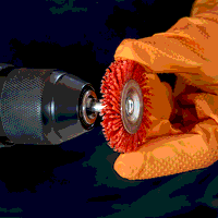 Sealey NFBC50 50mm Nylon Filament Circular Brush with 6mm Shaft