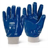 Nitrile Fully Coated Knitwrist Heavy Weight 9...