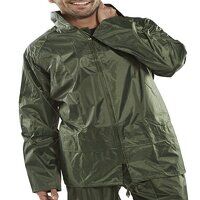 Nylon B-Dri Jacket Olive Green S