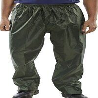 Nylon B-Dri Trousers Olive Green M