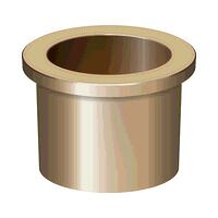 OBF121810 Flanged Oilite Bearing