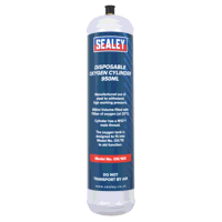 Sealey OX/1006 Disposable Oxygen Cylinder 950ml - Pack of 6