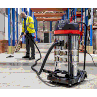 Sealey PC4100 100L Vacuum Cleaner Wet  Dry with Stainless Steel Drum 3000W/230V