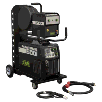 Sealey POWERMIG500i 500A Professional Gas/Gasless MIG/TIG/MMA Inverter Welder With Portable Wire Feeder 400V/3ph