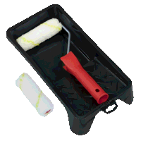 Sealey PR4 4 Paint Roller Set with Tray
